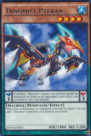 Dinomist Pteran [BOSH-EN026] Rare (ONLINE ORDER ONLY)