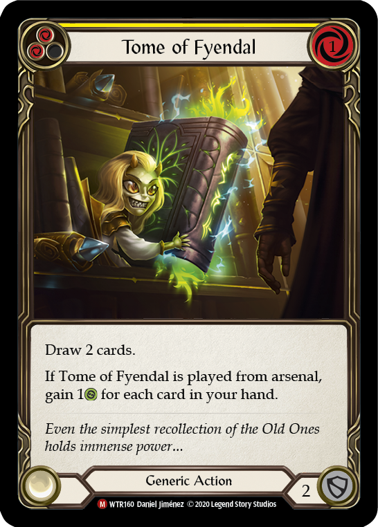 Tome of Fyendal [U-WTR160] (Welcome to Rathe Unlimited)  Unlimited Rainbow Foil - Anime Imports LLC