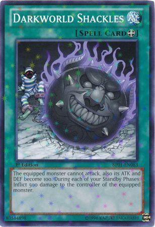 Darkworld Shackles [BP01-EN083] Starfoil Rare (ONLINE ORDER ONLY)