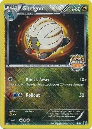 Shelgon (7/20) (Regional Championship) [Black & White: Dragon Vault] (Online Only)