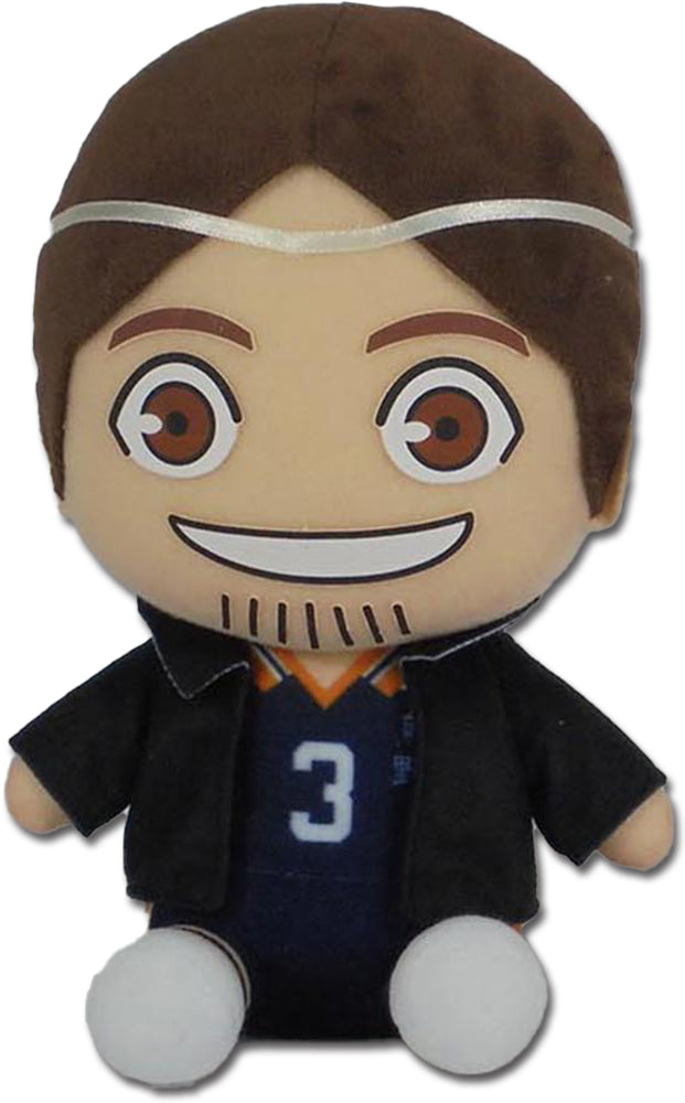 Haikyu!! Asahi Azumane Jacket Sitting Pose Plush 7 inch (ONLINE ORDER ONLY)
