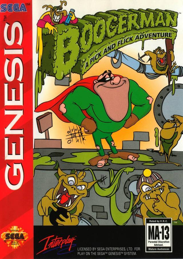 Boogerman A Pick and Flick Adventure (Sega Genesis) (ONLINE ORDER ONLY)