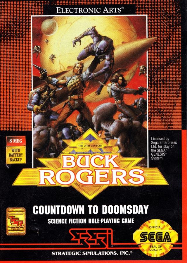 Buck Rogers: Countdown to Doomsday (Sega Genesis) (ONLINE ORDER ONLY)