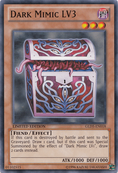 Dark Mimic LV3 [GLD5-EN018] Common (ONLINE ORDER ONLY)