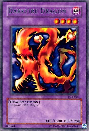 Darkfire Dragon [LOB-019] Rare (ONLINE ORDER ONLY)