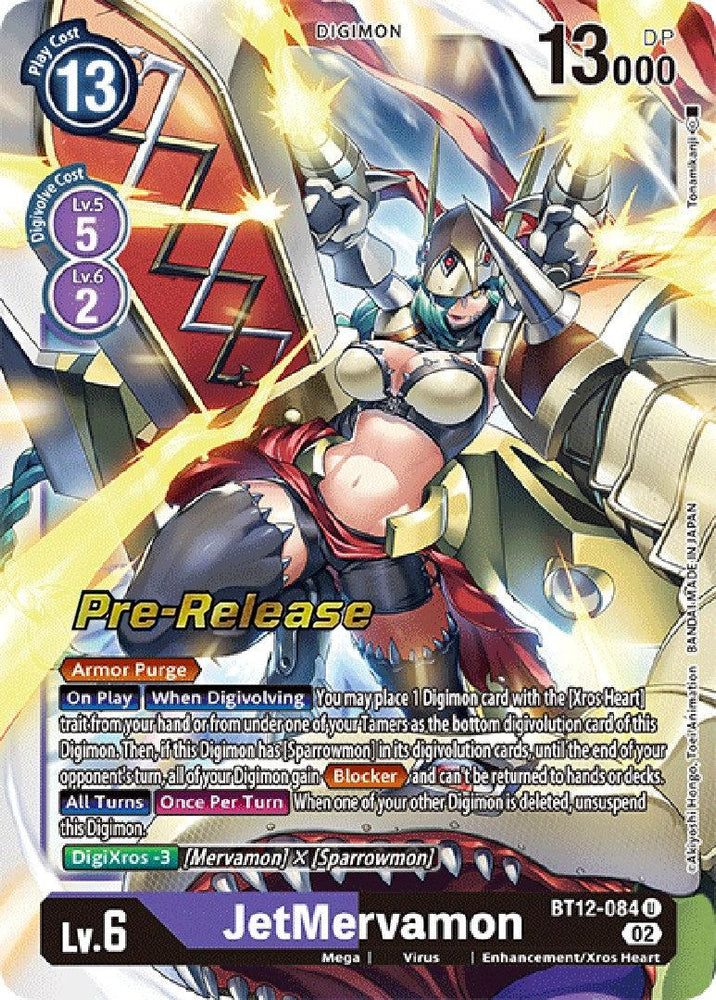 JetMervamon [BT12-084] [Across Time Pre-Release Cards] (ONLINE ORDER ONLY)