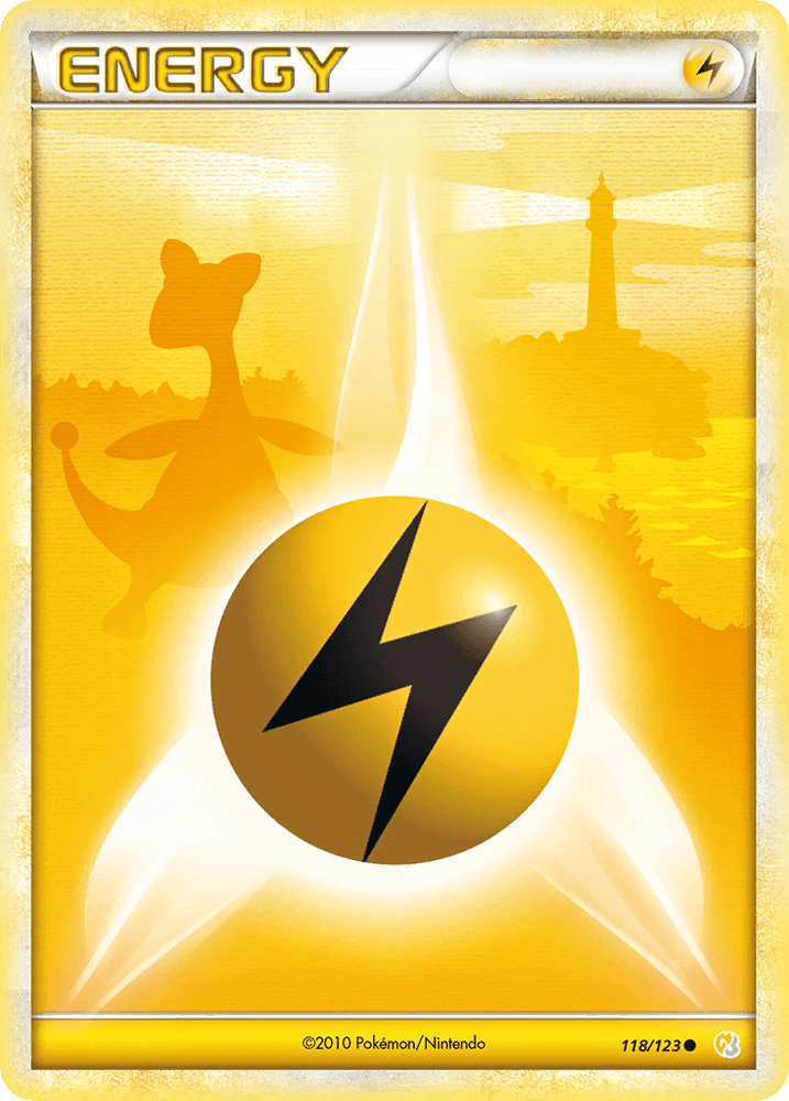 Lightning Energy (118/123) [HeartGold & SoulSilver: Base Set] (Online Only)