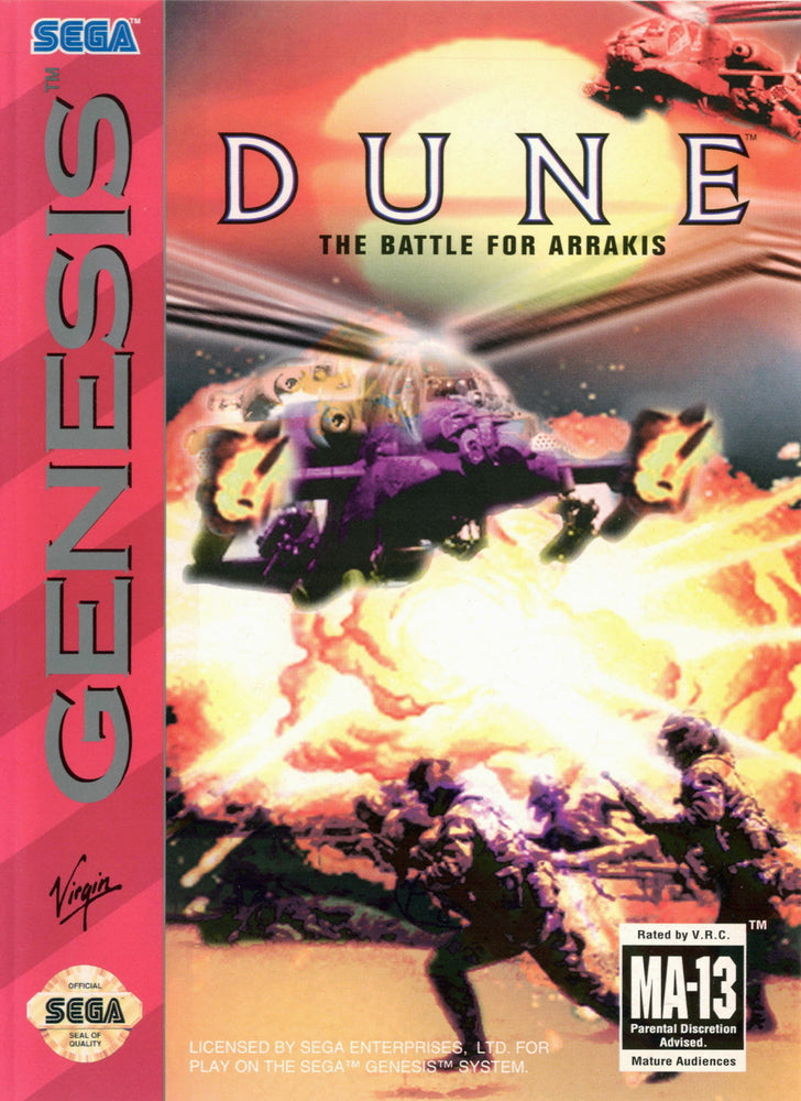 Dune: The Battle for Arrakis (Sega Genesis) (ONLINE ORDER ONLY)