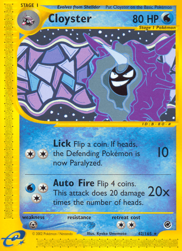 Cloyster (42/165) [Expedition: Base Set] (Online Only)