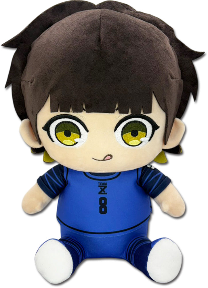 Blue Lock Meguru Bachira Team Z Uniform Sitting Pose Plush 12 inch (ONLINE ORDER ONLY)