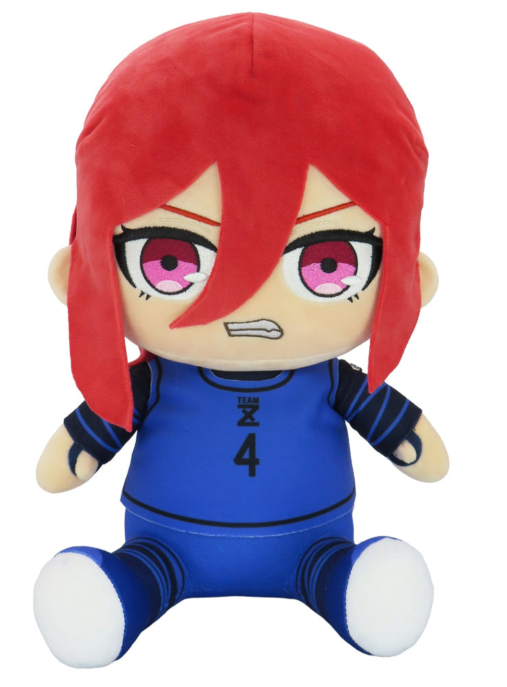 Blue Lock Hyoma Chigiri Team Z Uniform Sitting Pose Plush 12 inch (ONLINE ORDER ONLY)