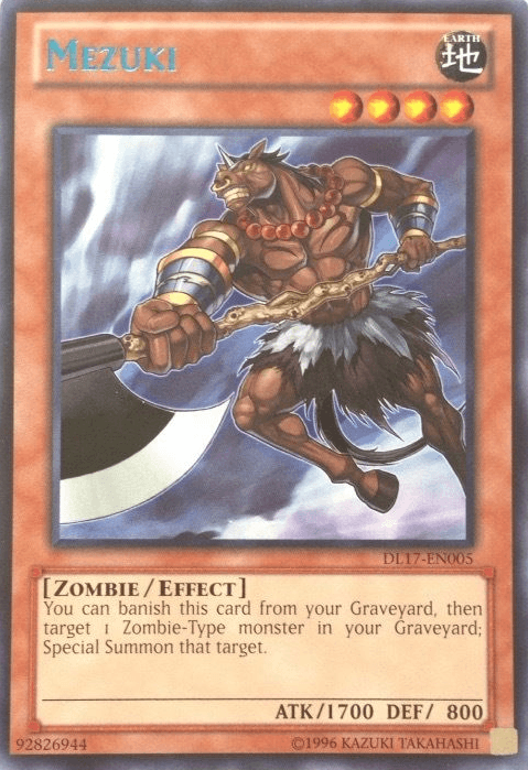 Mezuki (Blue) [DL17-EN005] Rare (ONLINE ORDER ONLY)