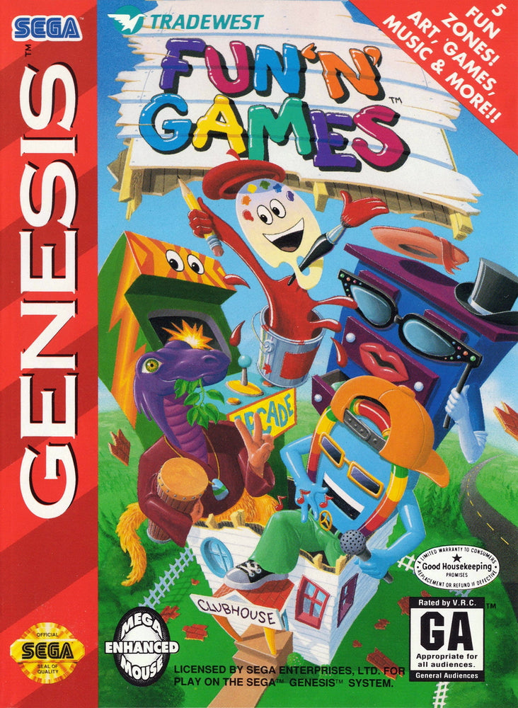 Fun 'n' Games (Sega Genesis) (ONLINE ORDER ONLY)