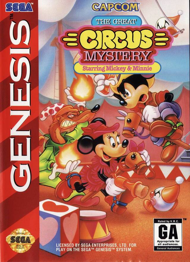 The Great Circus Mystery Starring Mickey and Minnie (Sega Genesis) (ONLINE ORDER ONLY)