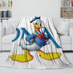Donald Duck Blanket Flannel Fleece Throw Room Decoration (Online Order Only)