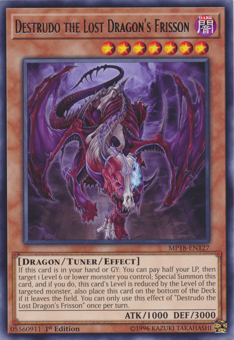 Destrudo the Lost Dragon's Frisson [MP18-EN127] Rare (ONLINE ORDER ONLY)