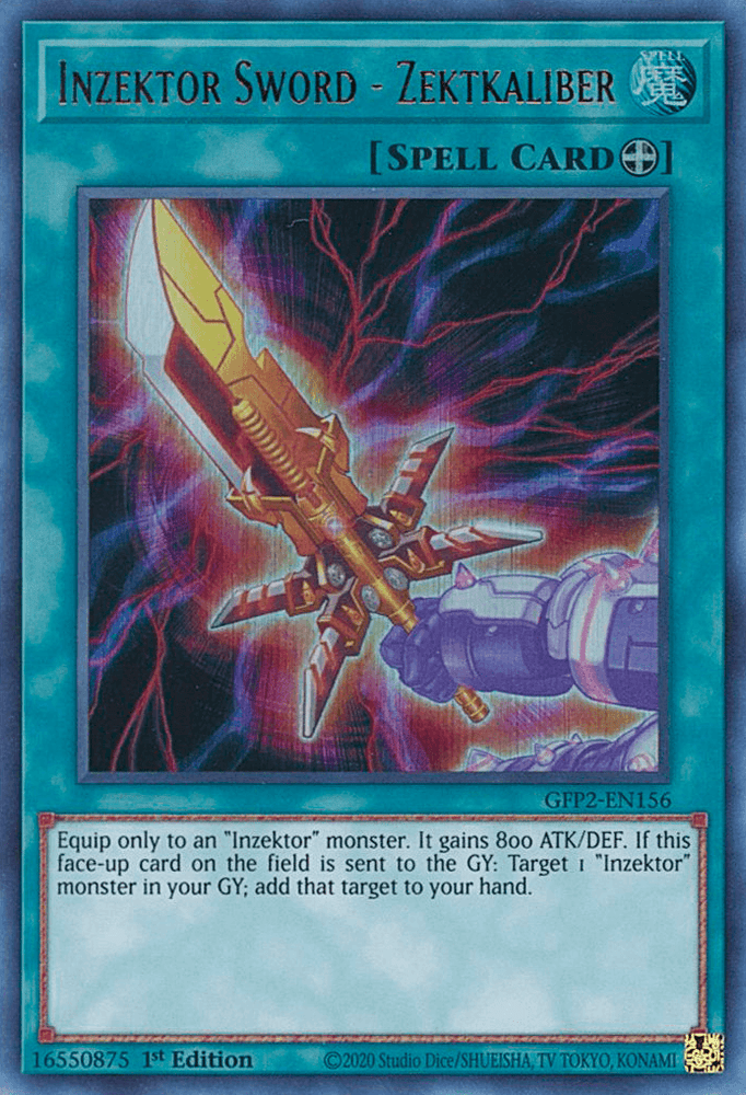 Inzektor Sword - Zektkaliber [GFP2-EN156] Ultra Rare (ONLINE ORDER ONLY)