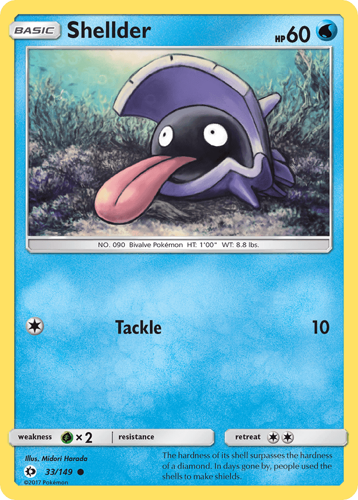 Shellder (33/149) [Sun & Moon: Base Set] (Online Only)