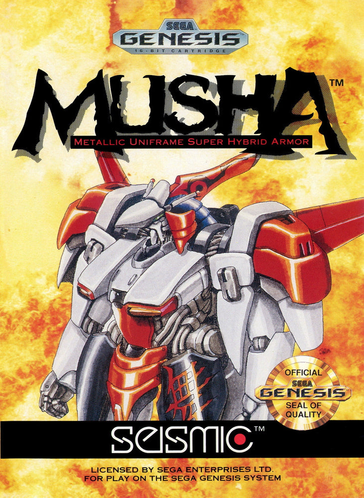 MUSHA: Metallic Uniframe Super Hybrid Armor (Sega Genesis) (ONLINE ORDER ONLY)