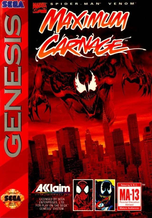 Spider-Man & Venom: Maximum Carnage (Sega Genesis) (ONLINE ORDER ONLY)