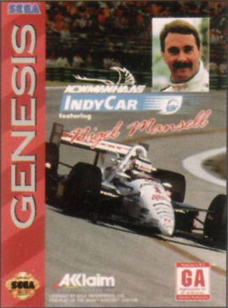 Newman Haas Indy Car featuring Nigel Mansell (Sega Genesis) (ONLINE ORDER ONLY)