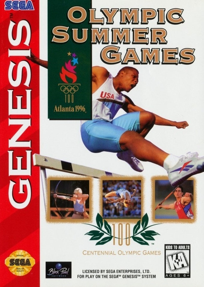 Olympic Summer Games: Atlanta 1996 (Sega Genesis) (ONLINE ORDER ONLY)