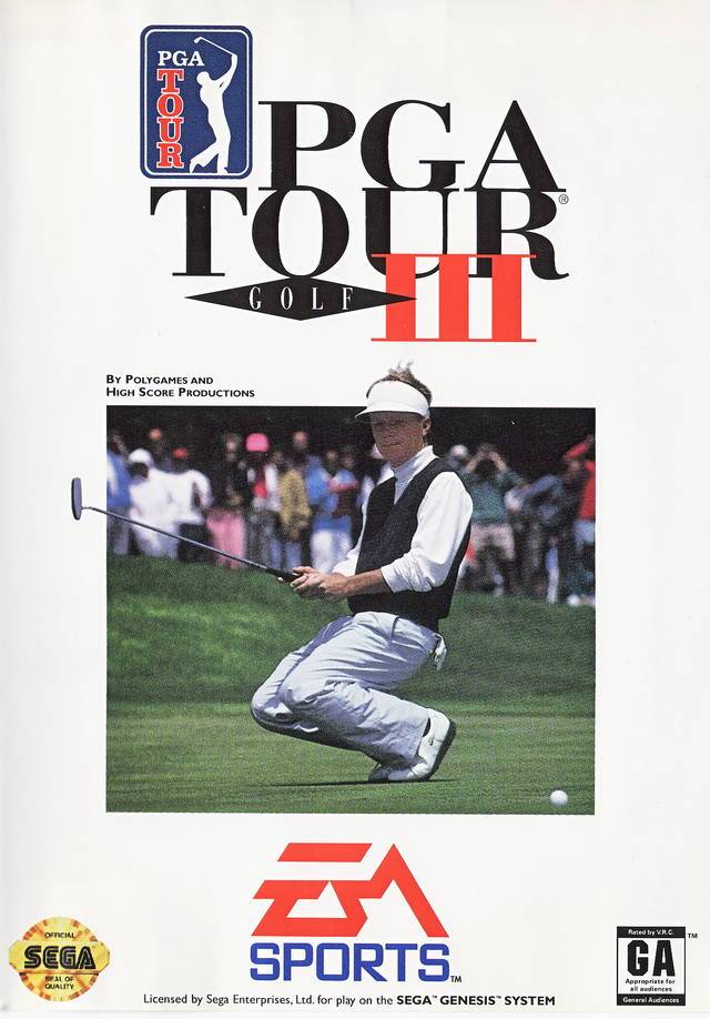 PGA Tour Golf 3 (Sega Genesis) (ONLINE ORDER ONLY)