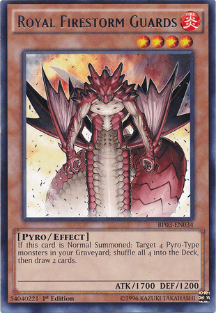 Royal Firestorm Guards [BP03-EN034] Rare (ONLINE ORDER ONLY)