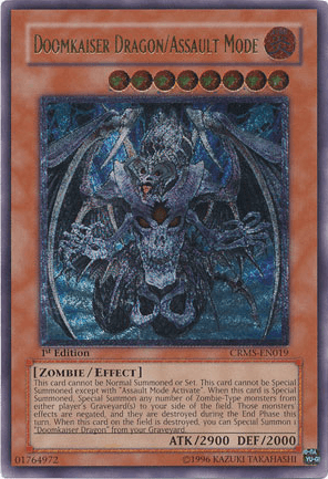 Doomkaiser Dragon/Assault Mode [CRMS-EN019] Ultimate Rare (ONLINE ORDER ONLY)