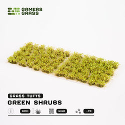 Gamers Grass Tufts: Green Shrub- Wild (ONLINE ORDER ONLY)