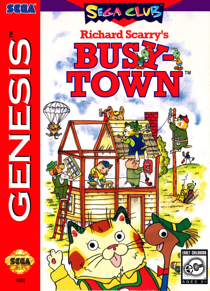 Richard Scarry's BusyTown (Sega Genesis) (ONLINE ORDER ONLY)