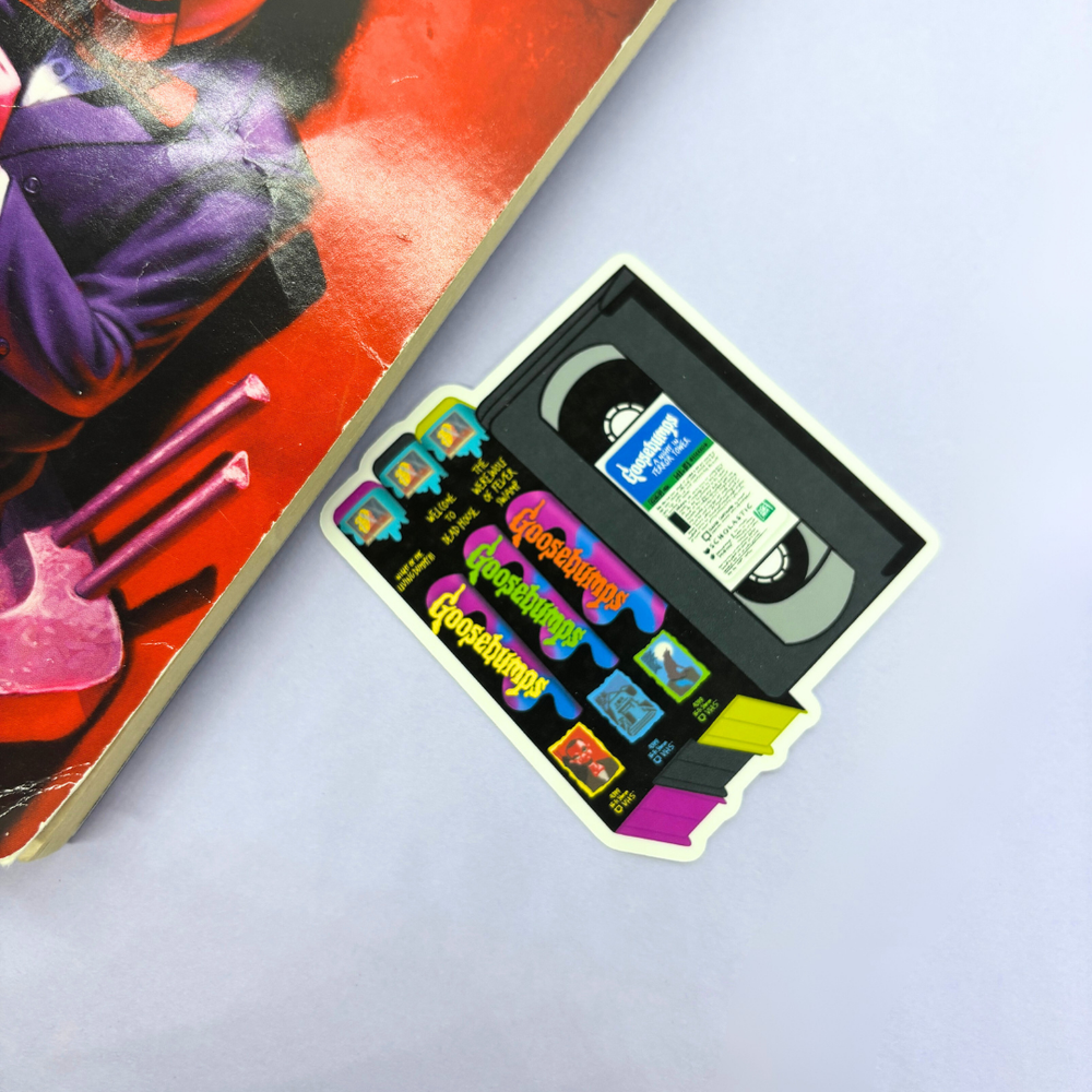 90's VHS Horror TV Show | Sticker Die Cut (ONLINE ORDER ONLY)