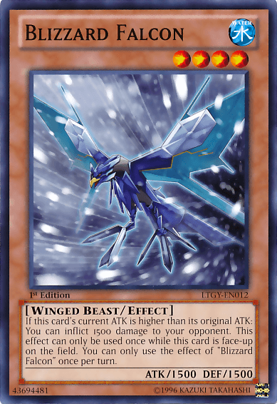 Blizzard Falcon [LTGY-EN012] Common (ONLINE ORDER ONLY)
