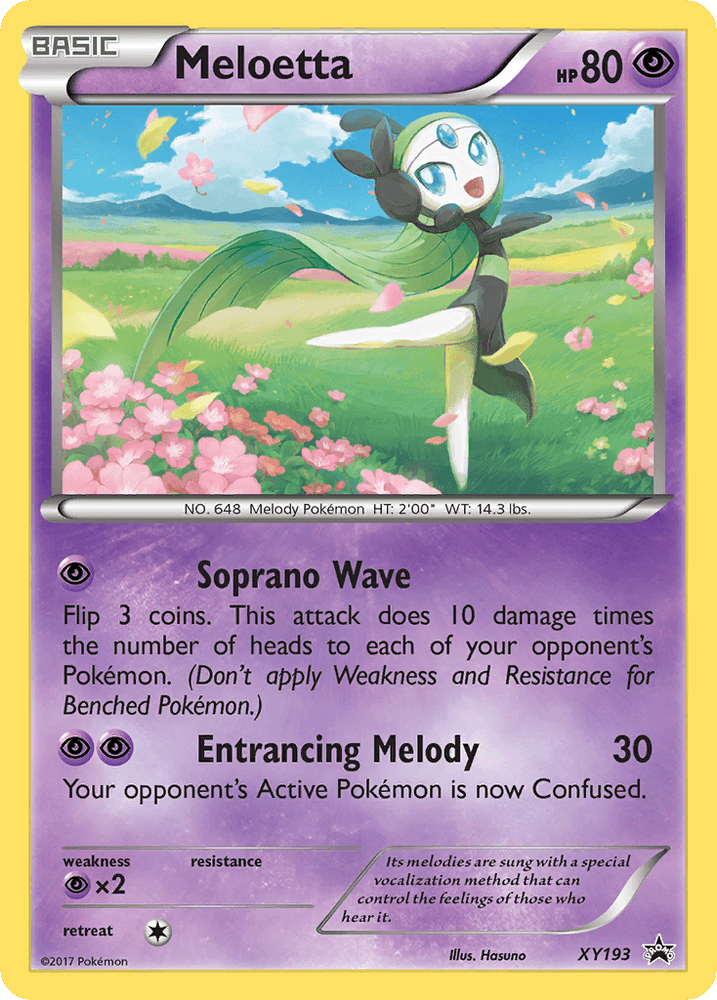 Meloetta (XY193) [XY: Black Star Promos] (Online Only)