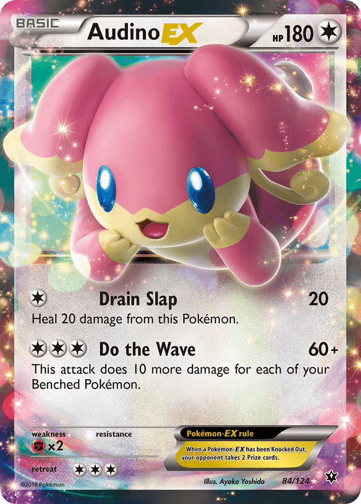 Audino EX (84/124) [XY: Fates Collide] (Online Only)