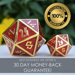Cleric's Domain Silver Iridescent Metal Dice Set (ONLINE ORDER ONLY)