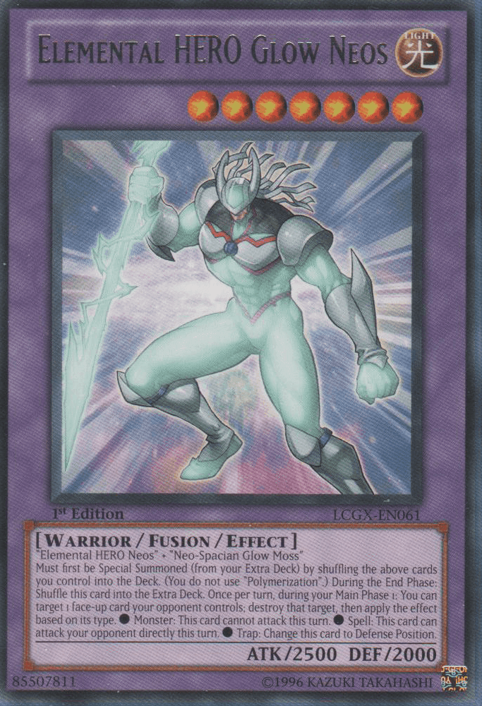 Elemental HERO Glow Neos [LCGX-EN061] Rare (ONLINE ORDER ONLY)