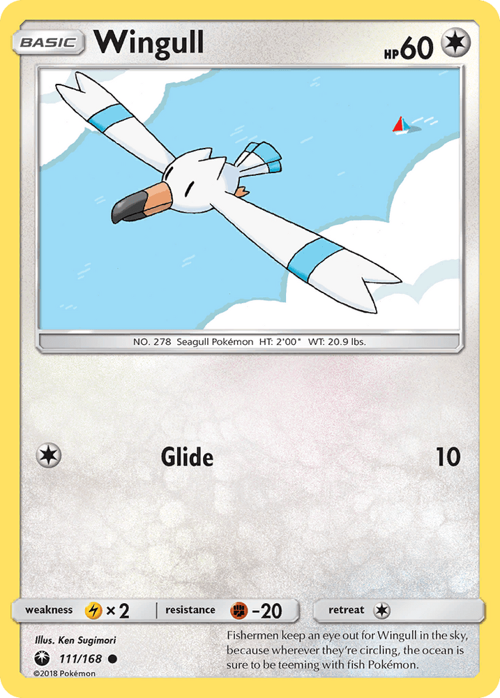 Wingull (111/168) [Sun & Moon: Celestial Storm] (Online Only)