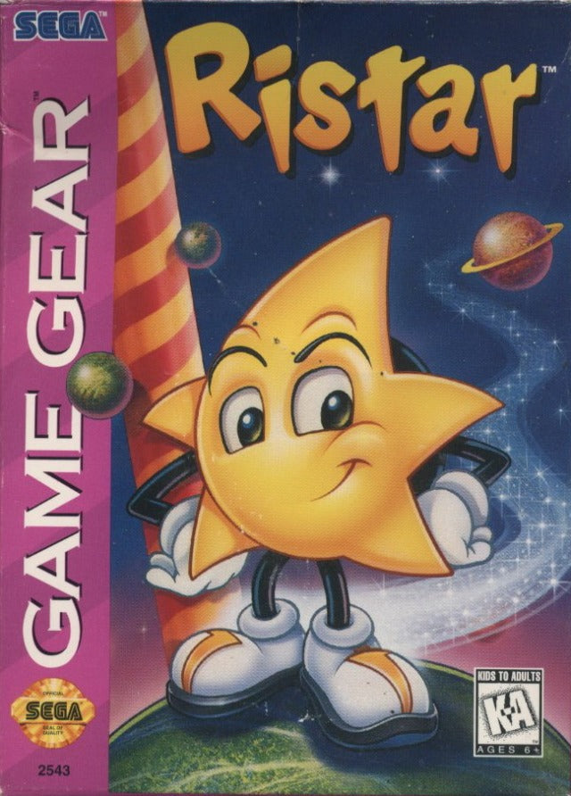 Ristar (Sega Game Gear) (ONLINE ORDER ONLY)