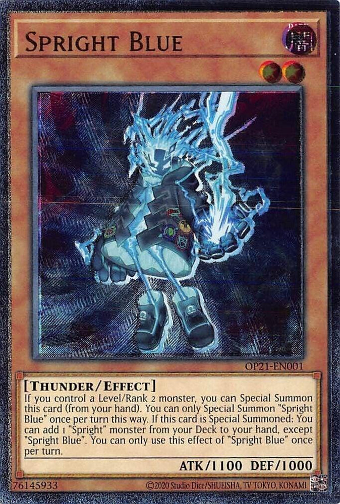 Spright Blue [OP21-EN001] Ultimate Rare (ONLINE ORDER ONLY)