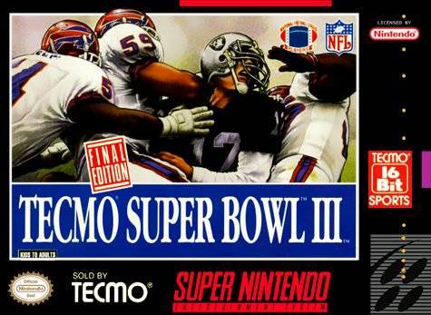 Tecmo Super Bowl III (Super Nintendo) (Online Only)