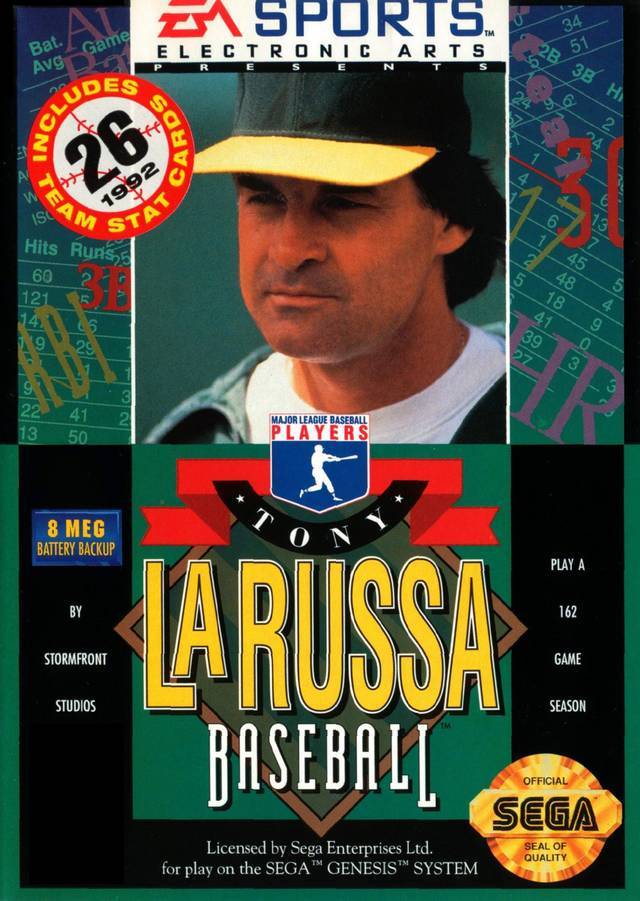 Tony La Russa Baseball (Sega Genesis) (ONLINE ORDER ONLY)