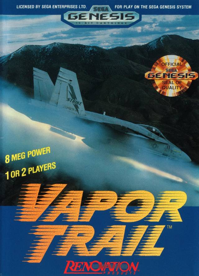 Vapor Trail: Hyper Offence Formation (Sega Genesis) (ONLINE ORDER ONLY)