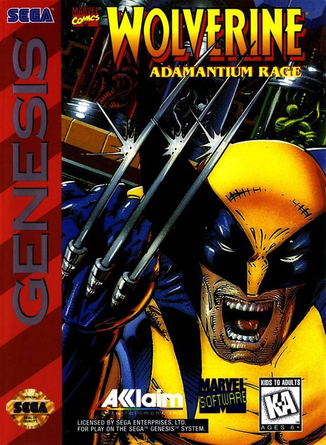Wolverine Adamantium Rage (Sega Genesis) (ONLINE ORDER ONLY)