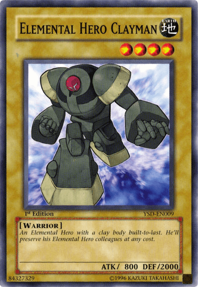 Elemental Hero Clayman [YSD-EN009] Common (ONLINE ORDER ONLY)