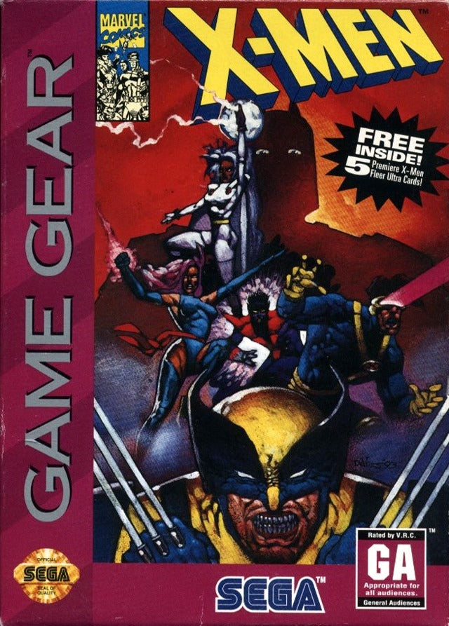 X-Men (Sega Game Gear) (ONLINE ORDER ONLY)
