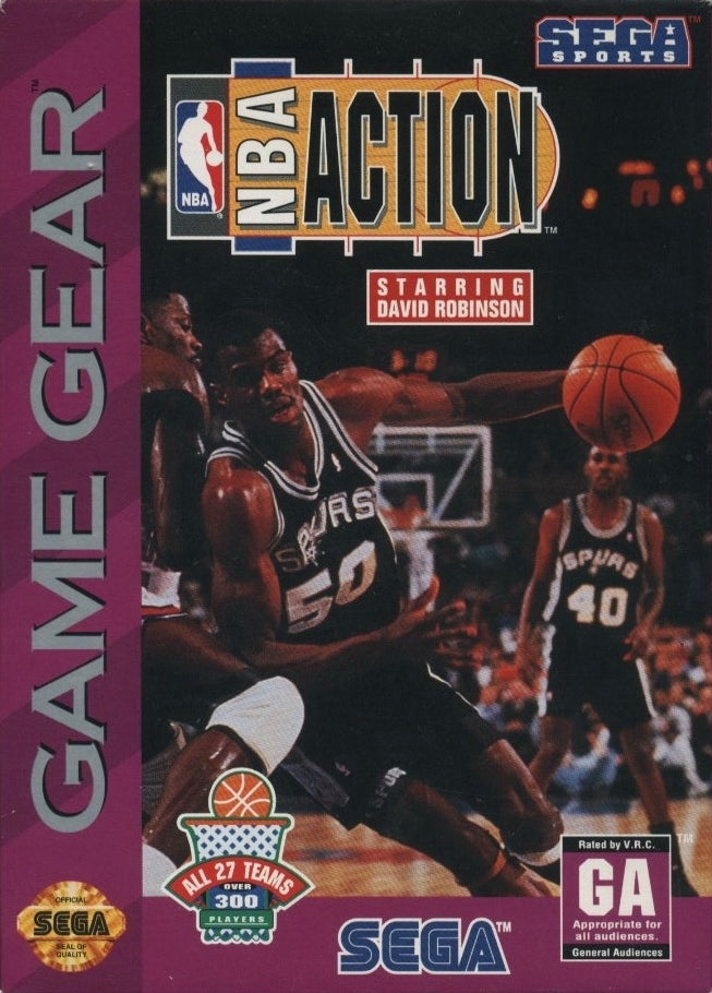 NBA Action starring David Robinson (Sega Game Gear) (ONLINE ORDER ONLY)
