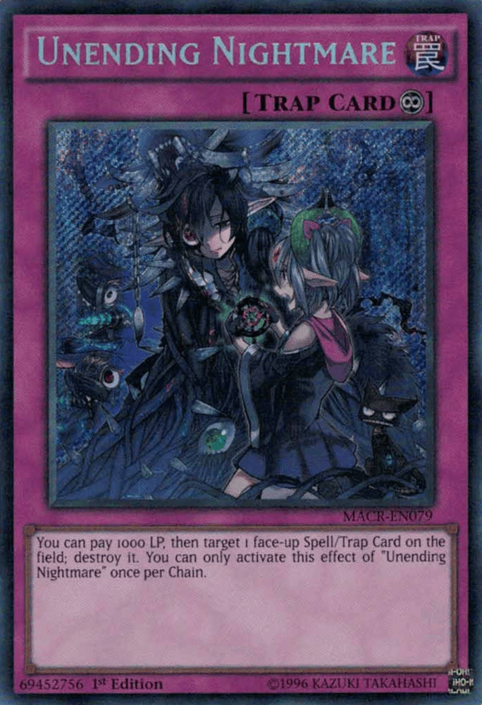 Unending Nightmare [MACR-EN079] Secret Rare (ONLINE ORDER ONLY)