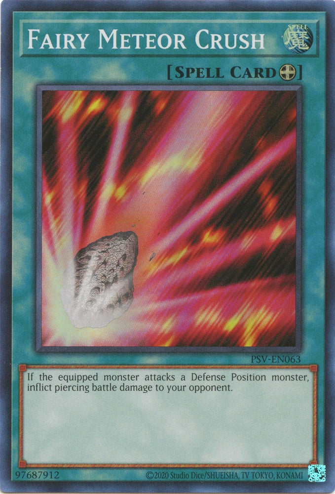 Fairy Meteor Crush (25th Anniversary) [PSV-EN063] Super Rare (ONLINE ORDER ONLY)