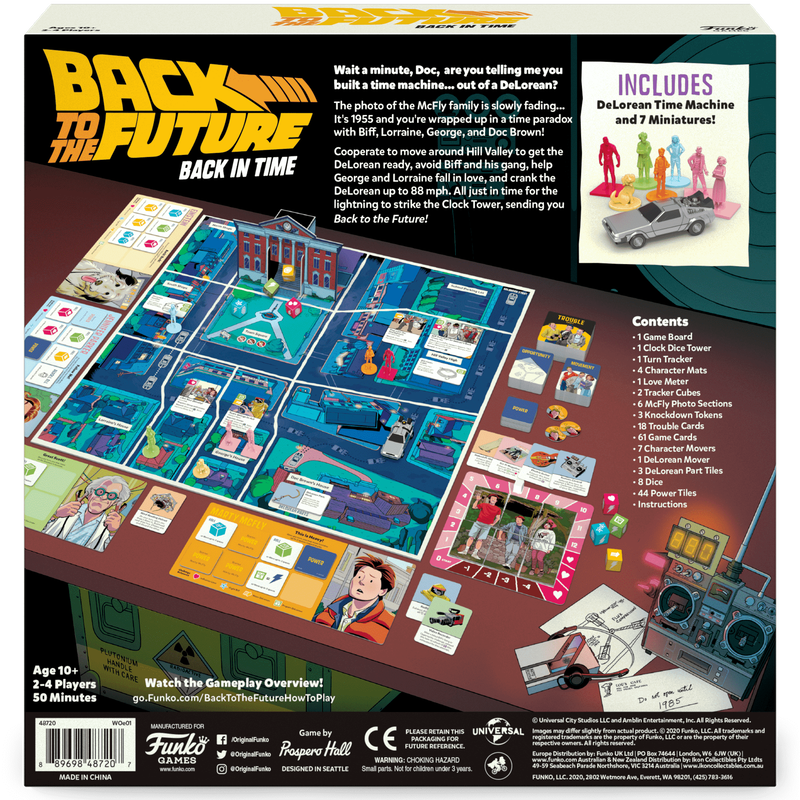 FunkoVerse: Back to the Future - Back in Time Board Game (ONLINE ORDER ONLY)